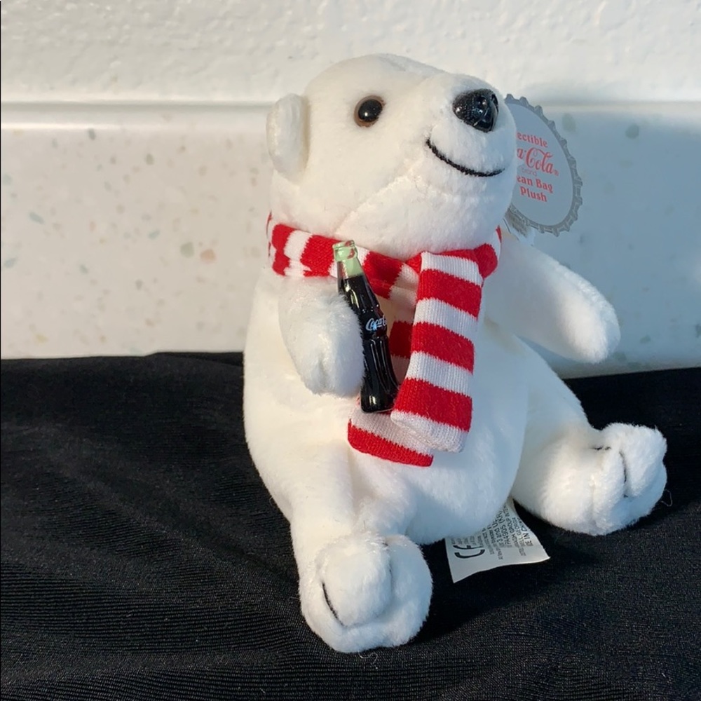 Vintage Coca Cola Polar Bear Plush - Picture 5 of 13